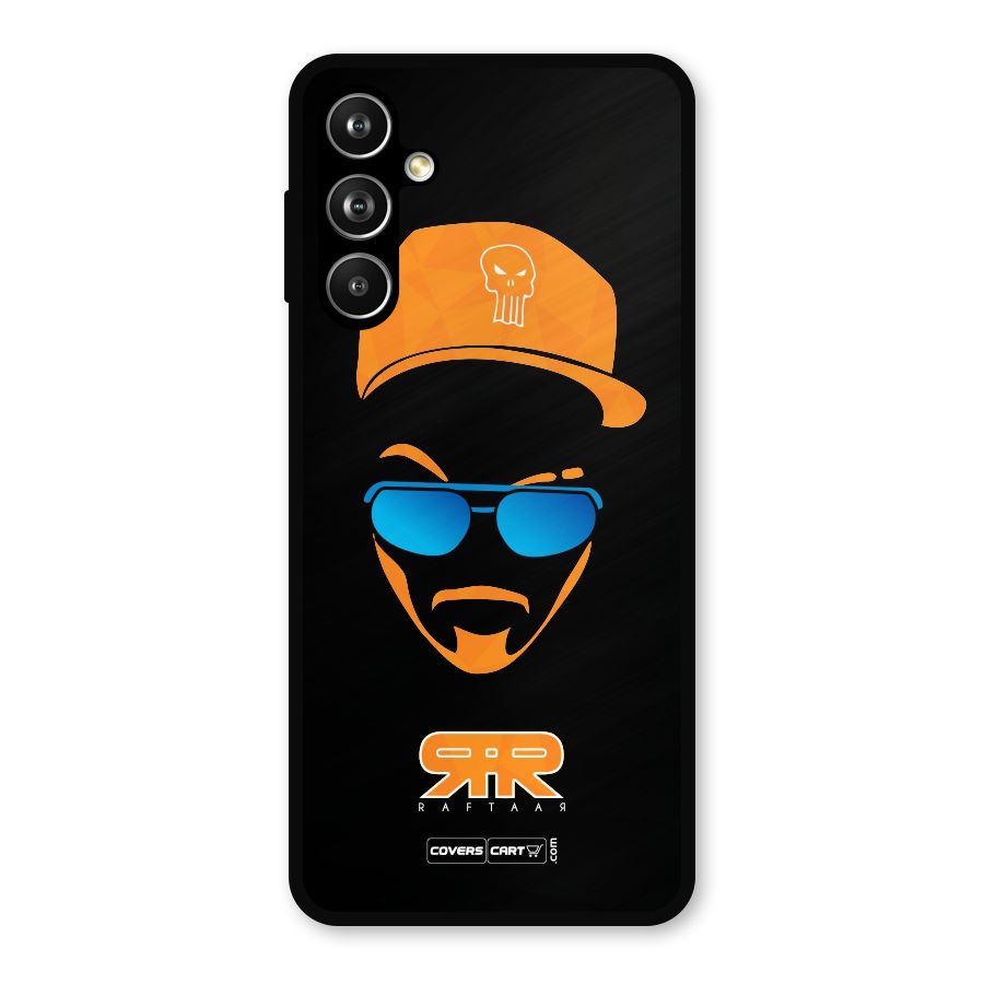 Special Raftaar Edition Orange Metal Back Case for Samsung Galaxy M54