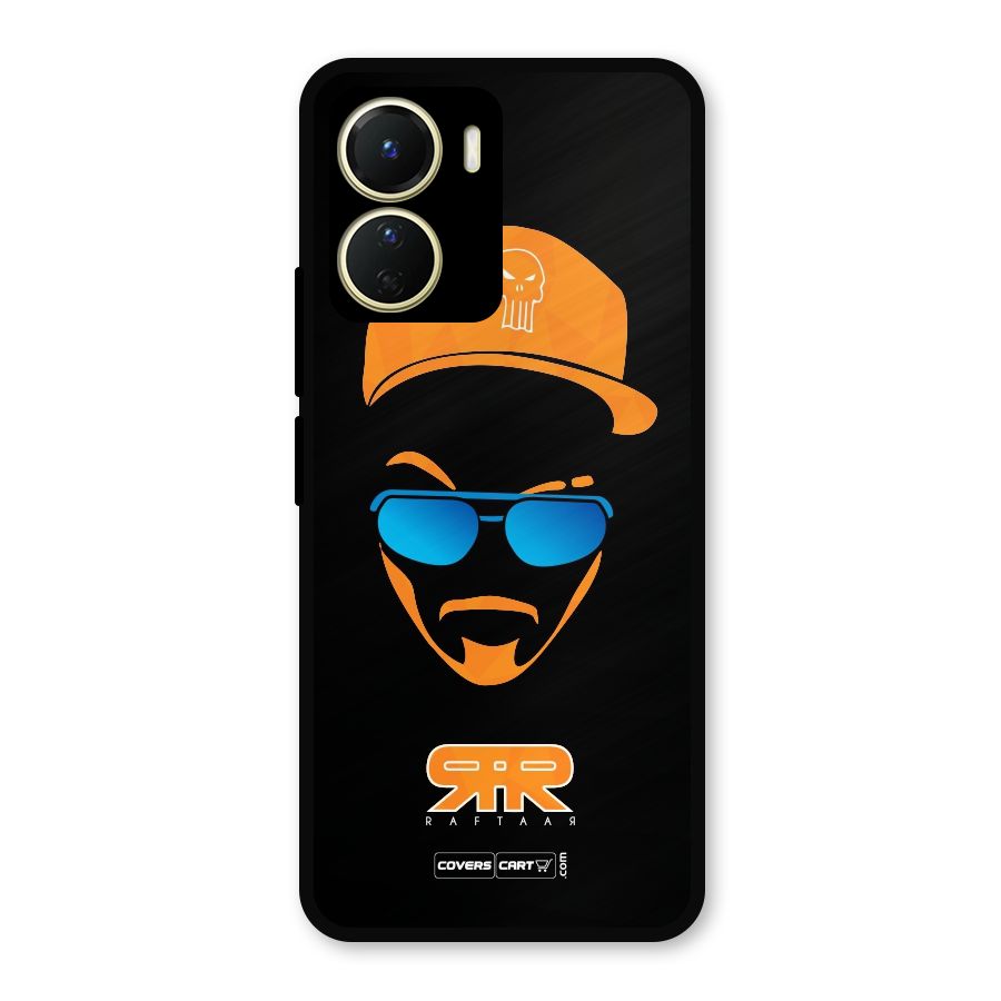 Special Raftaar Edition Orange Metal Back Case for Vivo T2x