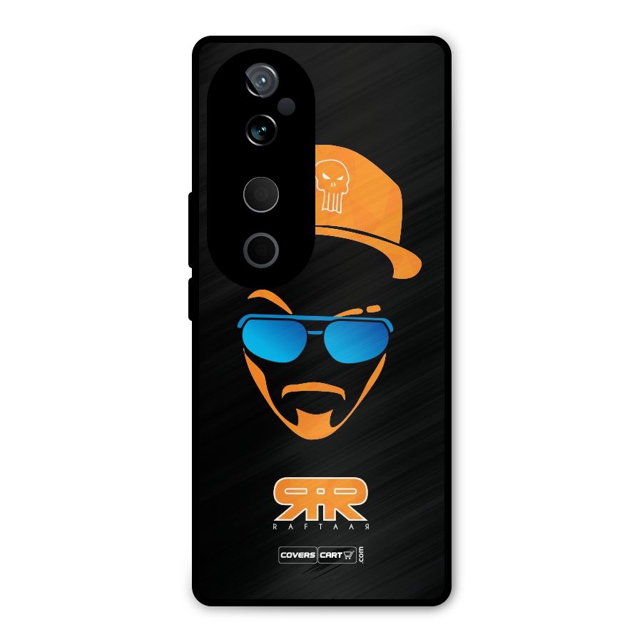Special Raftaar Edition Orange Metal Back Case for Vivo T3 Ultra