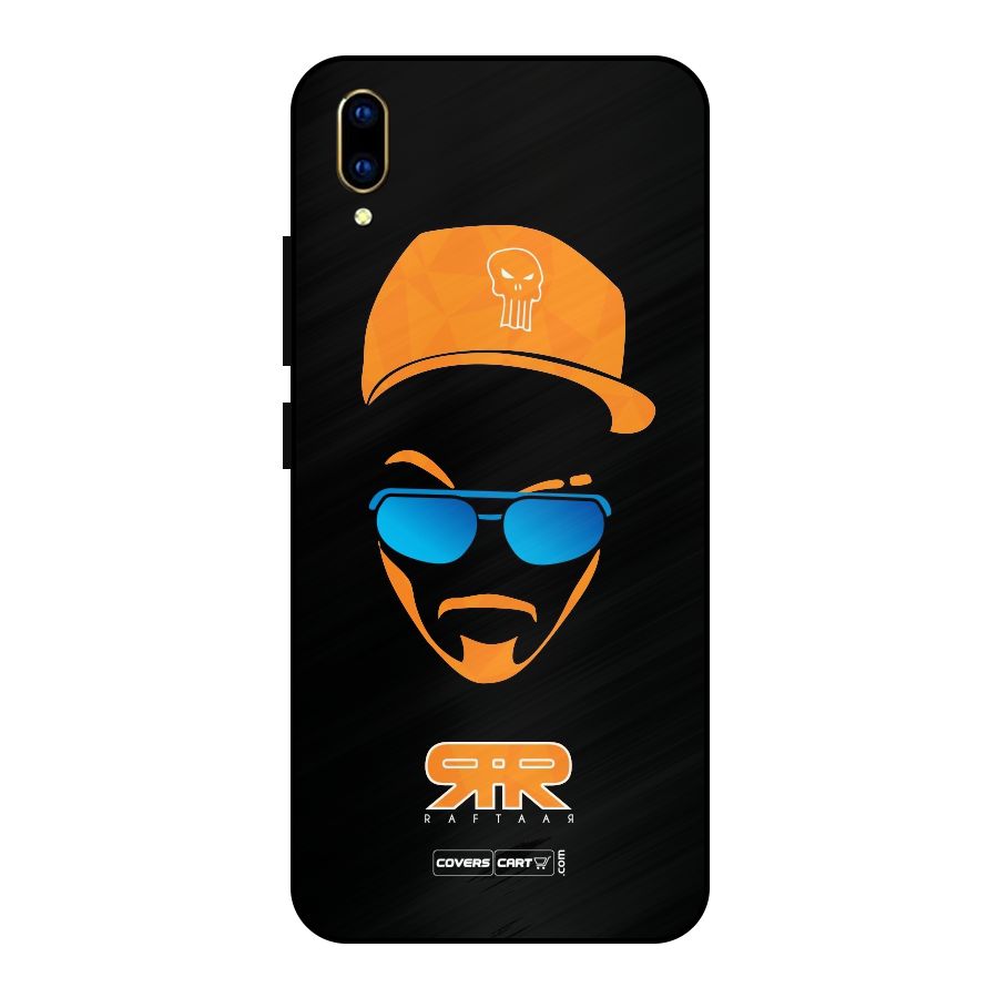 Special Raftaar Edition Orange Metal Back Case for Vivo V11 Pro