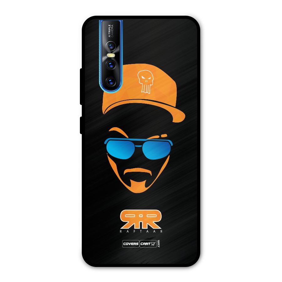 Special Raftaar Edition Orange Metal Back Case for Vivo V15 Pro