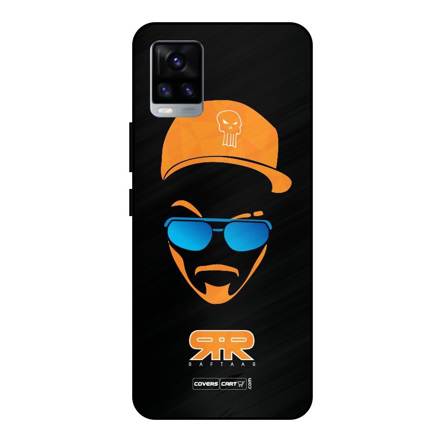 Special Raftaar Edition Orange Metal Back Case for Vivo V20
