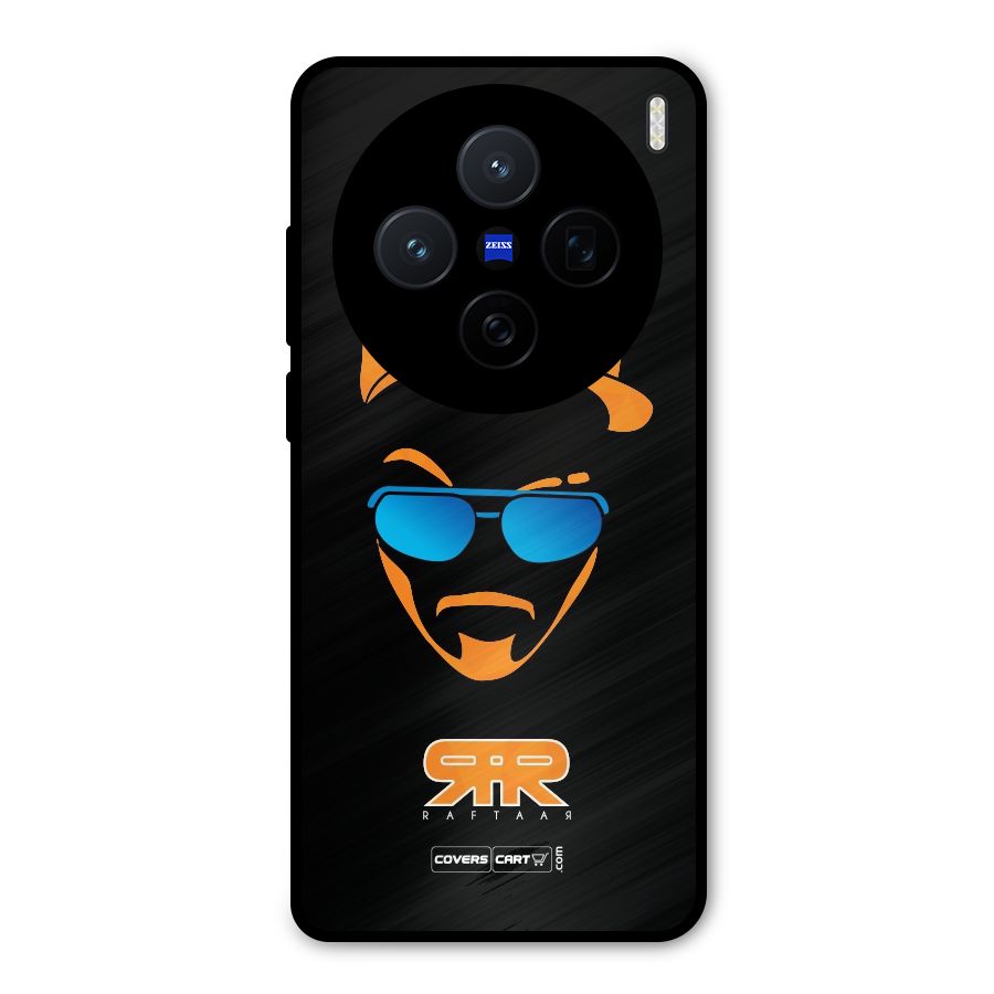 Special Raftaar Edition Orange Metal Back Case for Vivo X200