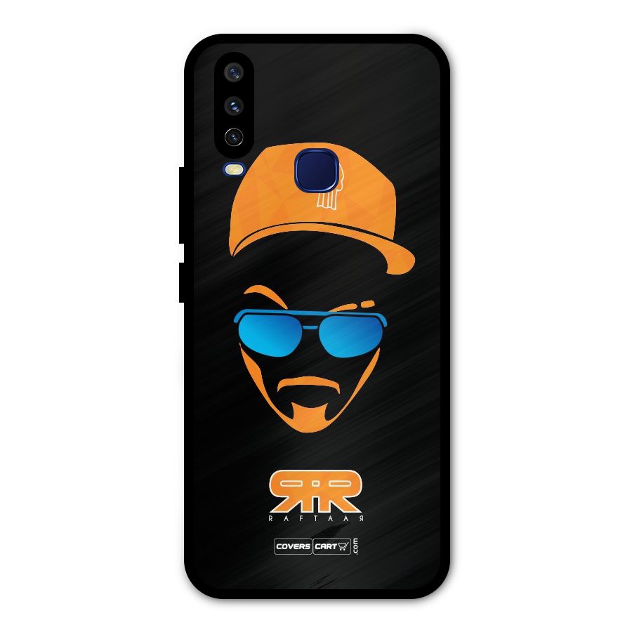 Special Raftaar Edition Orange Metal Back Case for Vivo Y15