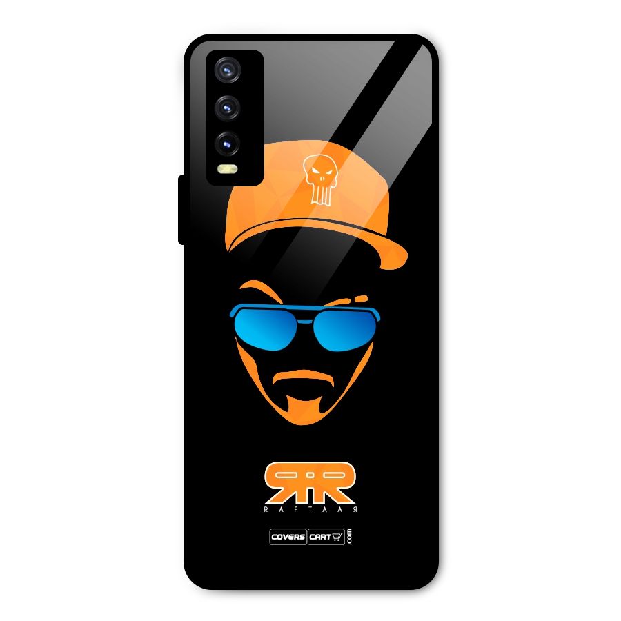 Special Raftaar Edition Orange Metal Back Case for Vivo Y20