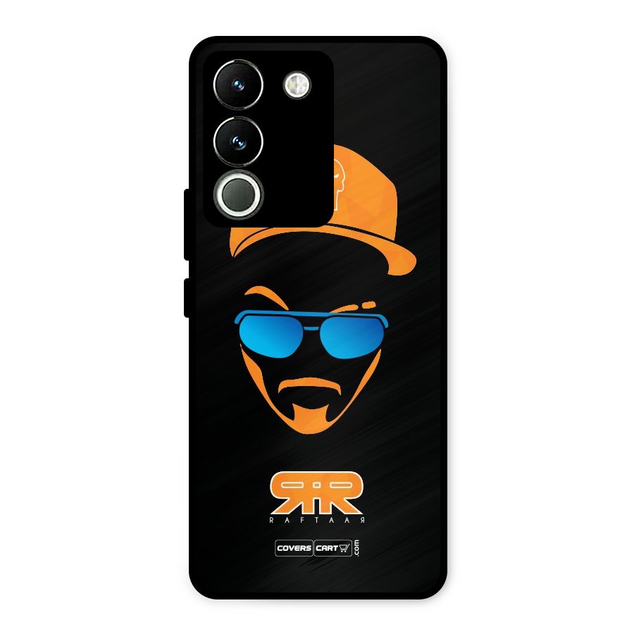 Special Raftaar Edition Orange Metal Back Case for Vivo Y200