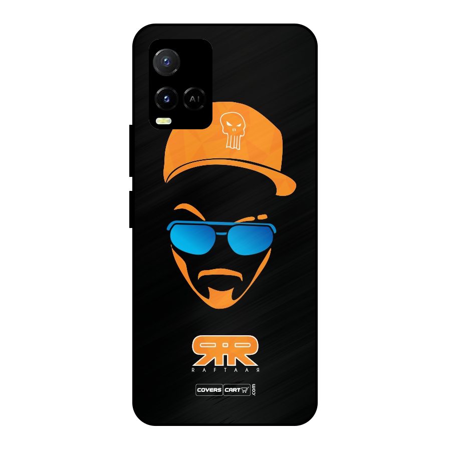 Special Raftaar Edition Orange Metal Back Case for Vivo Y21