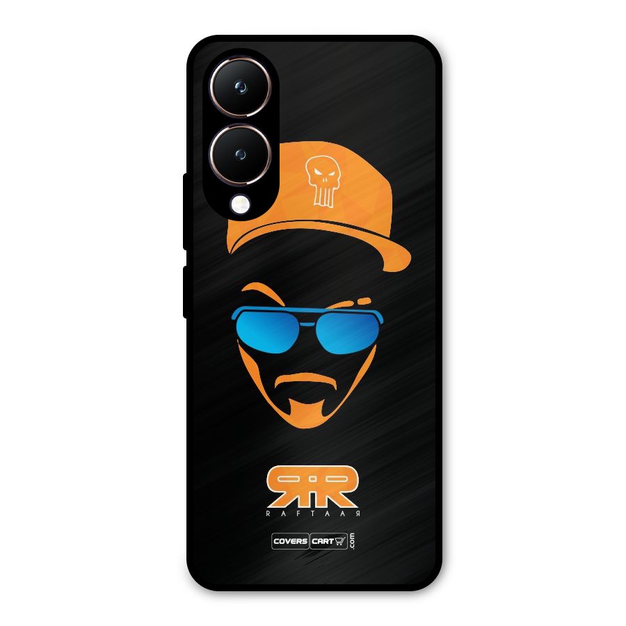 Special Raftaar Edition Orange Metal Back Case for Vivo Y28