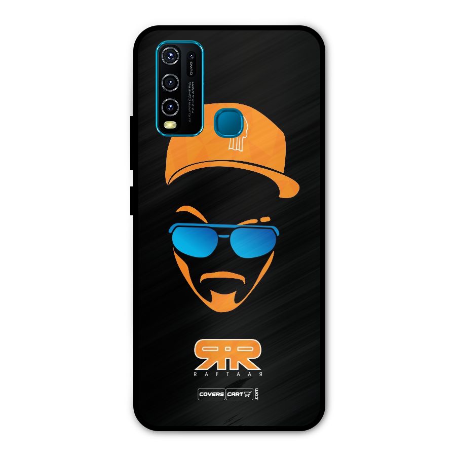 Special Raftaar Edition Orange Metal Back Case for Vivo Y30