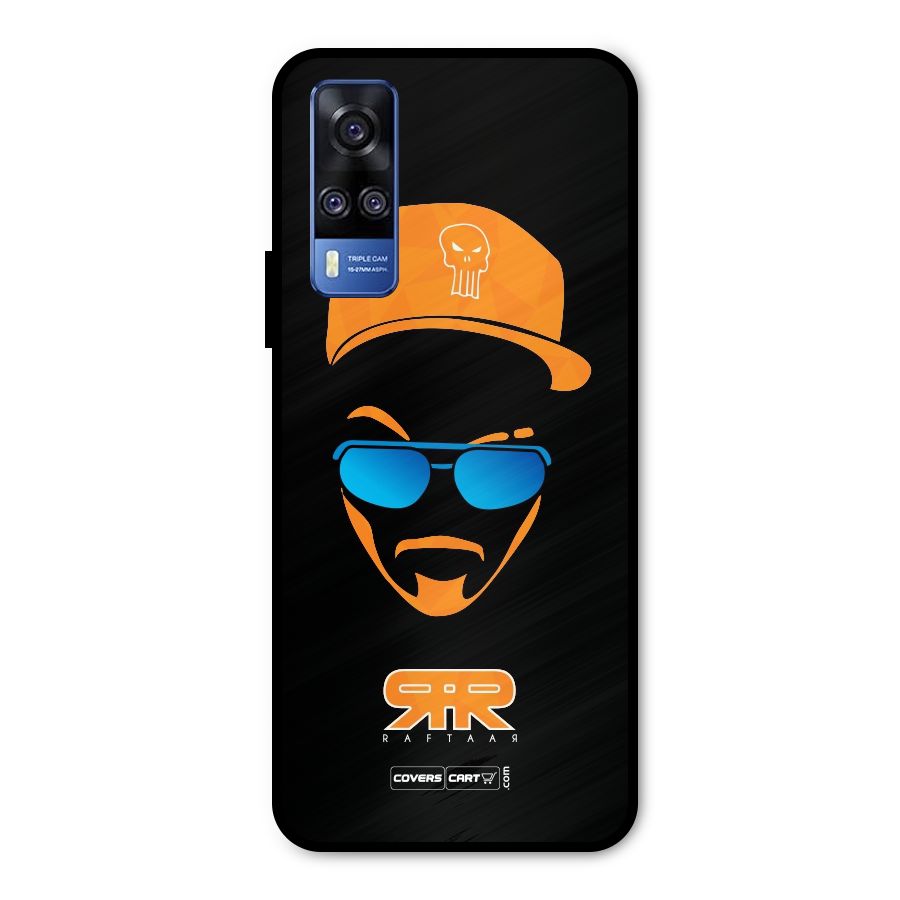 Special Raftaar Edition Orange Metal Back Case for Vivo Y31