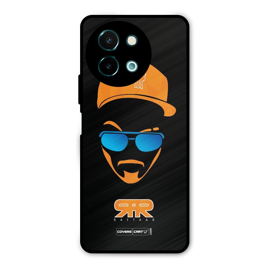 Special Raftaar Edition Orange Metal Back Case for Vivo Y58