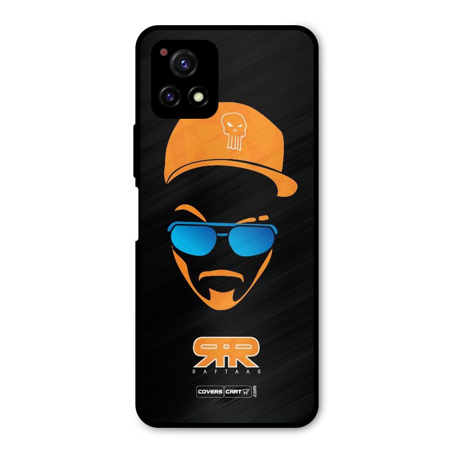 Special Raftaar Edition Orange Metal Back Case for Vivo Y72 5G