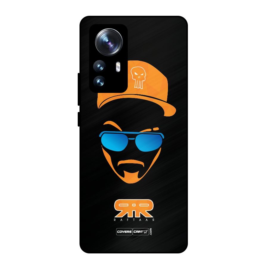 Special Raftaar Edition Orange Metal Back Case for Xiaomi 12 Pro