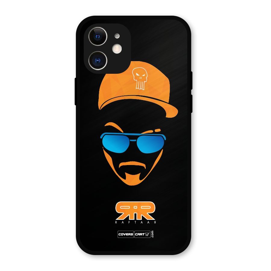 Special Raftaar Edition Orange Metal Back Case for iPhone 12