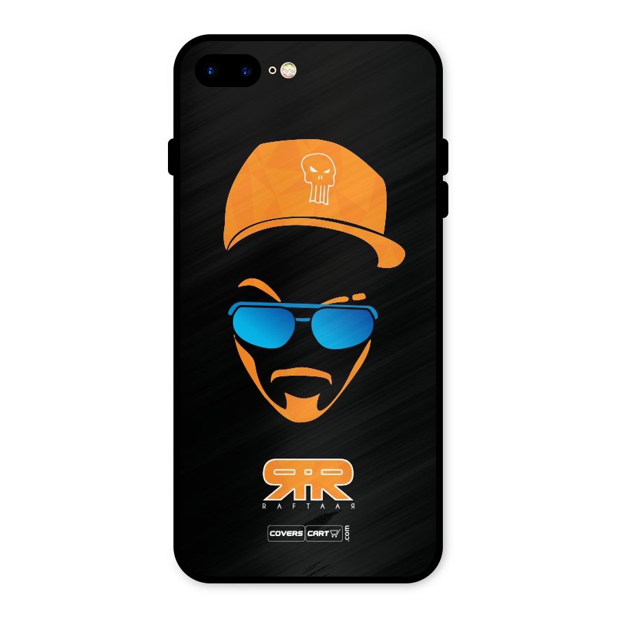 Special Raftaar Edition Orange Metal Back Case for iPhone 8 Plus