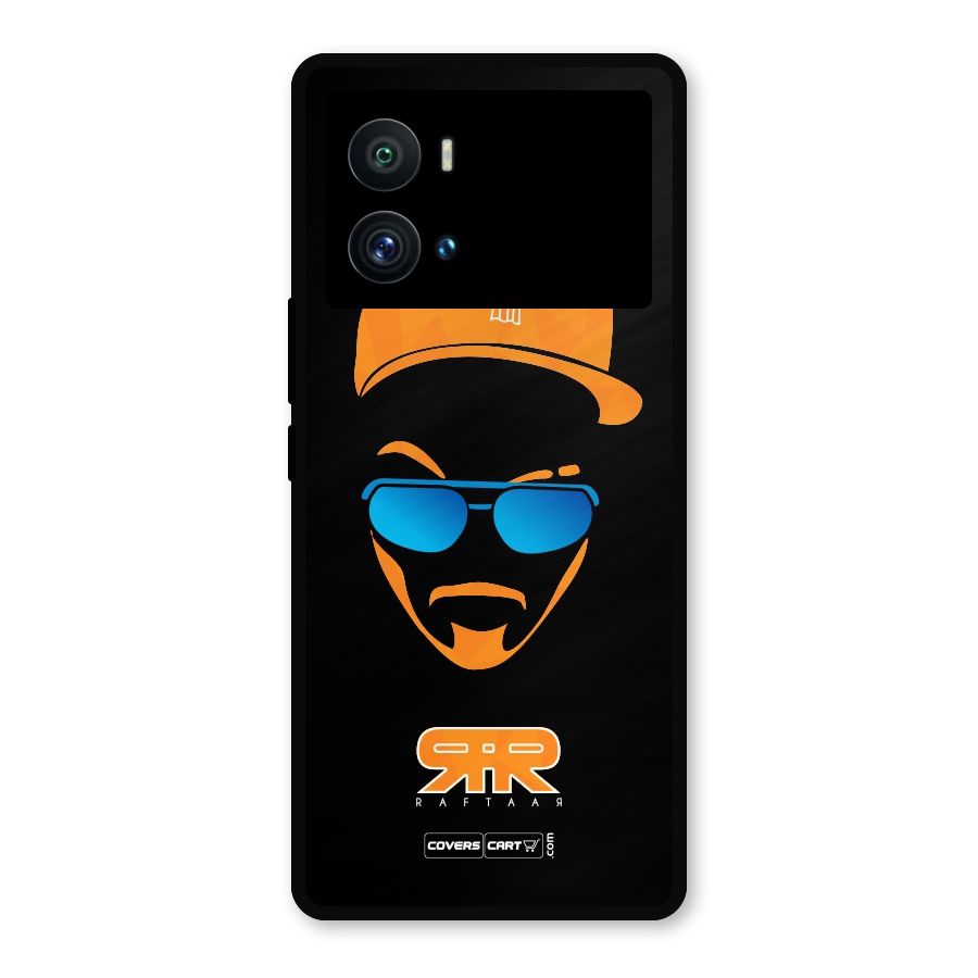 Special Raftaar Edition Orange Metal Back Case for iQOO 9 Pro