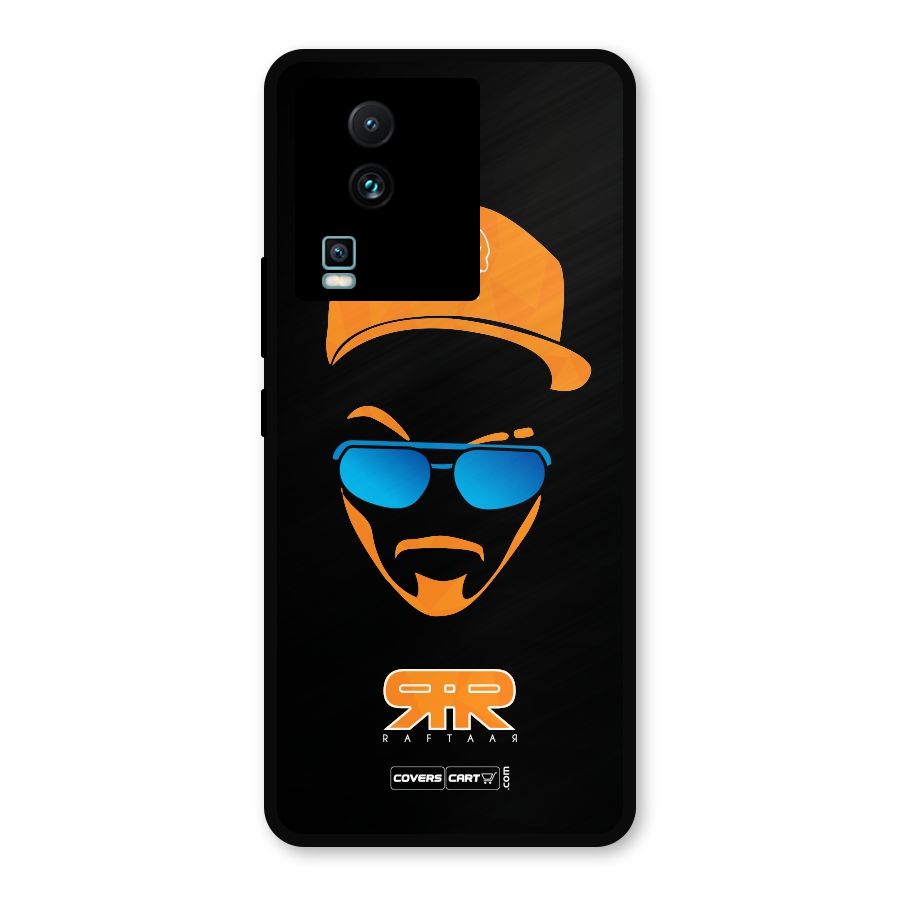 Special Raftaar Edition Orange Metal Back Case for iQOO Neo 7 Pro
