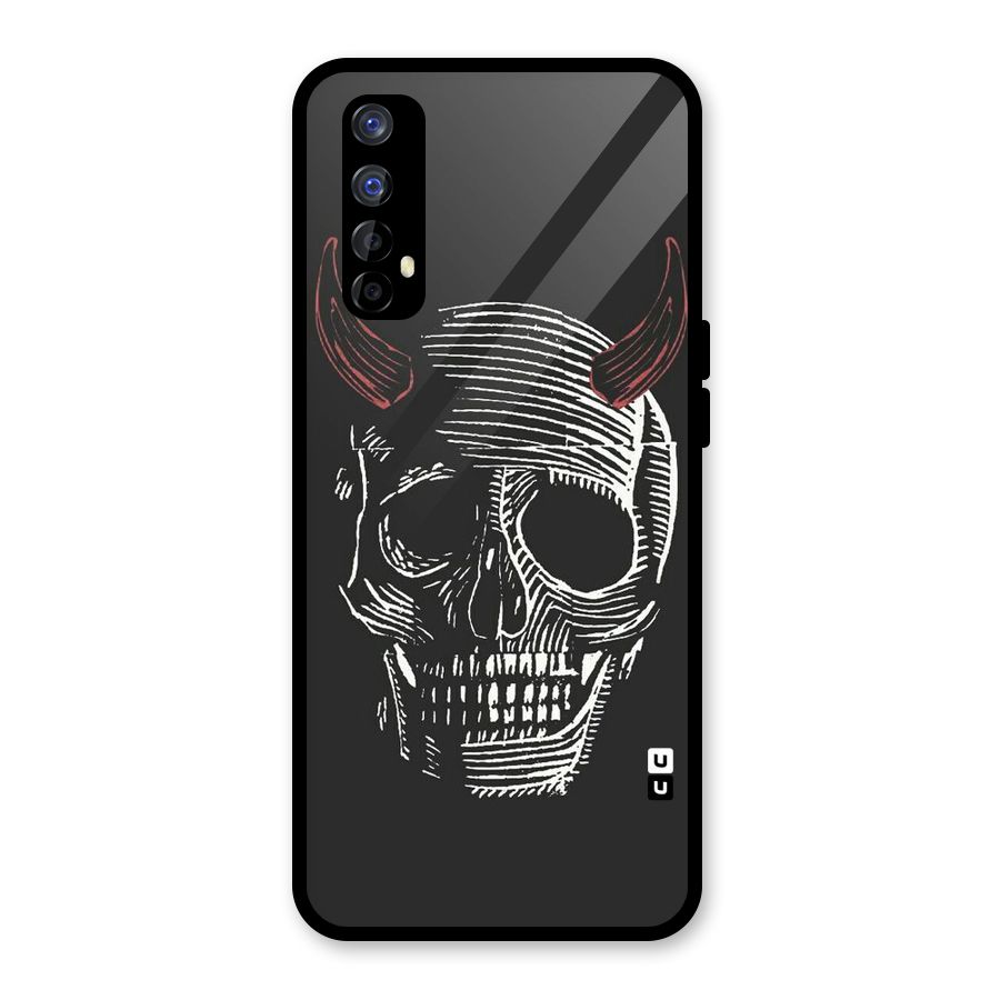 Spooky Face Glass Back Case for Realme 7