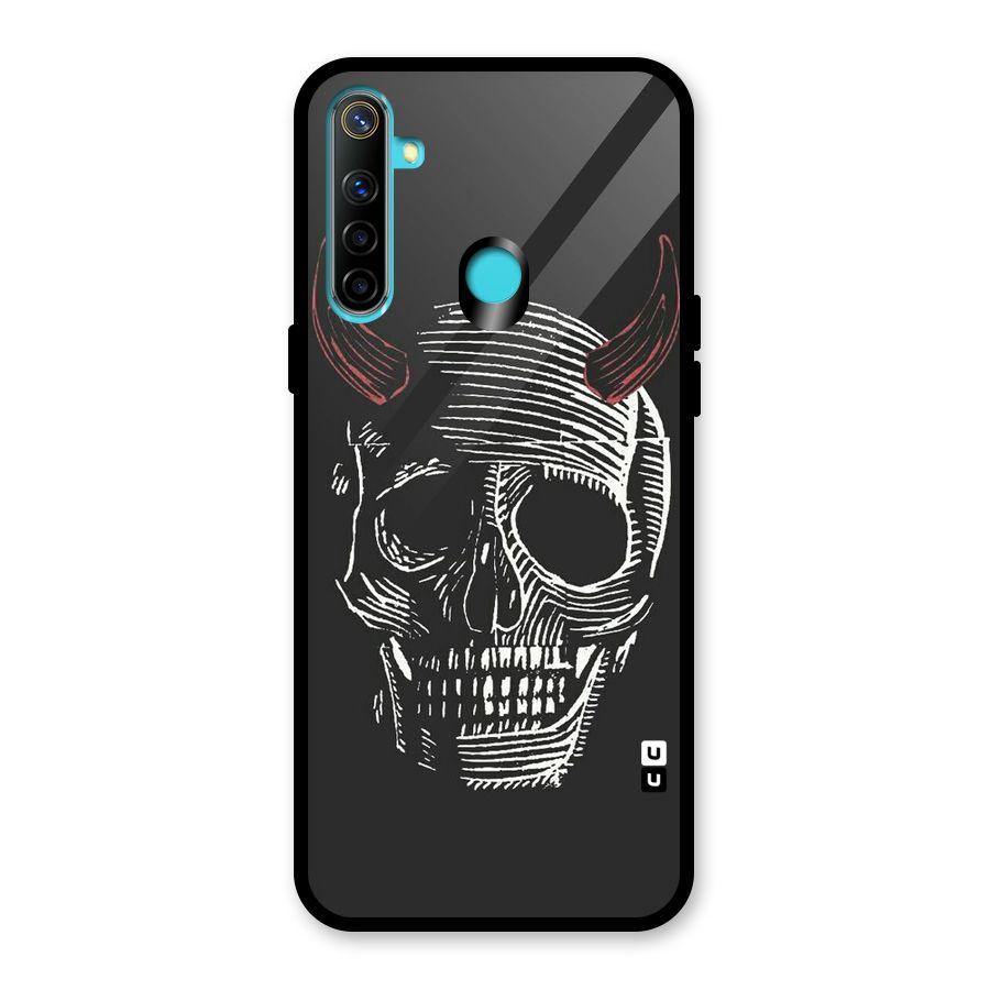 Spooky Face Glass Back Case for Realme Narzo 10
