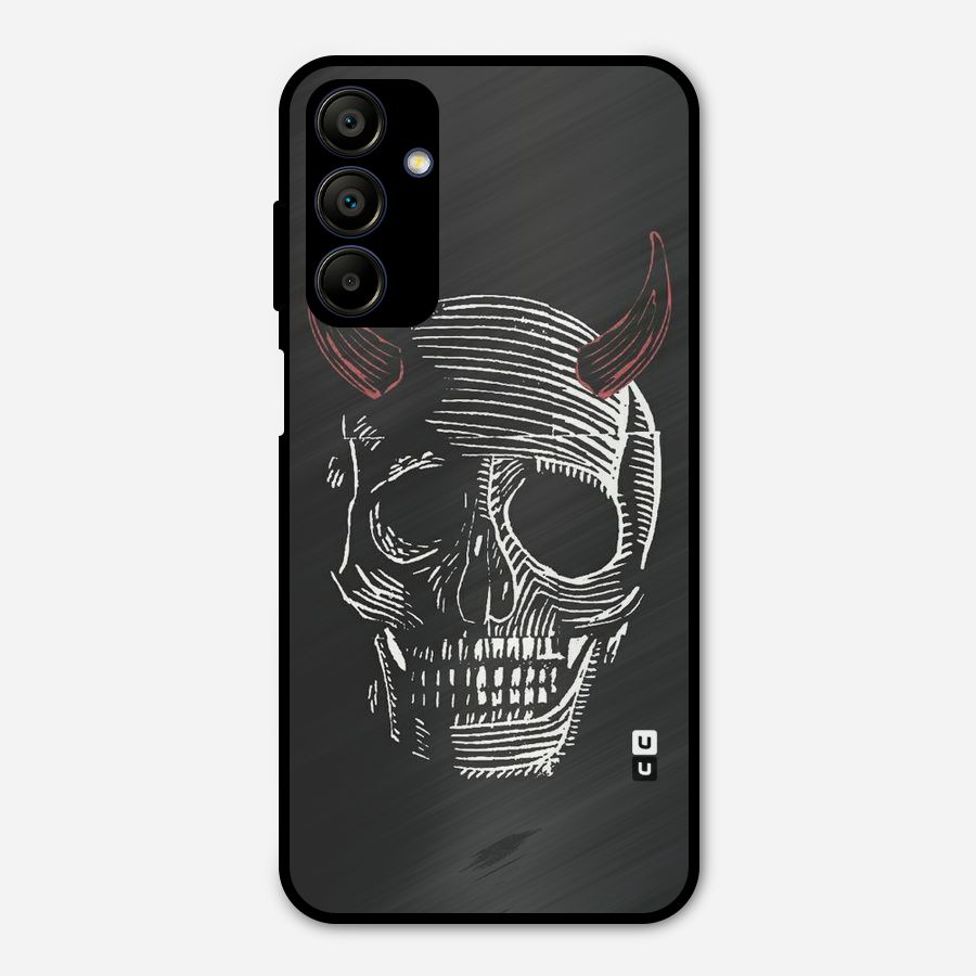 Spooky Face Metal Back Case for Galaxy A15 5G