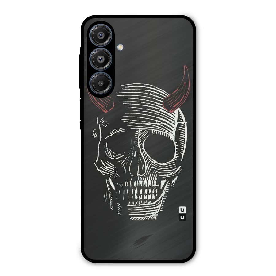 Spooky Face Metal Back Case for Galaxy A16 5G