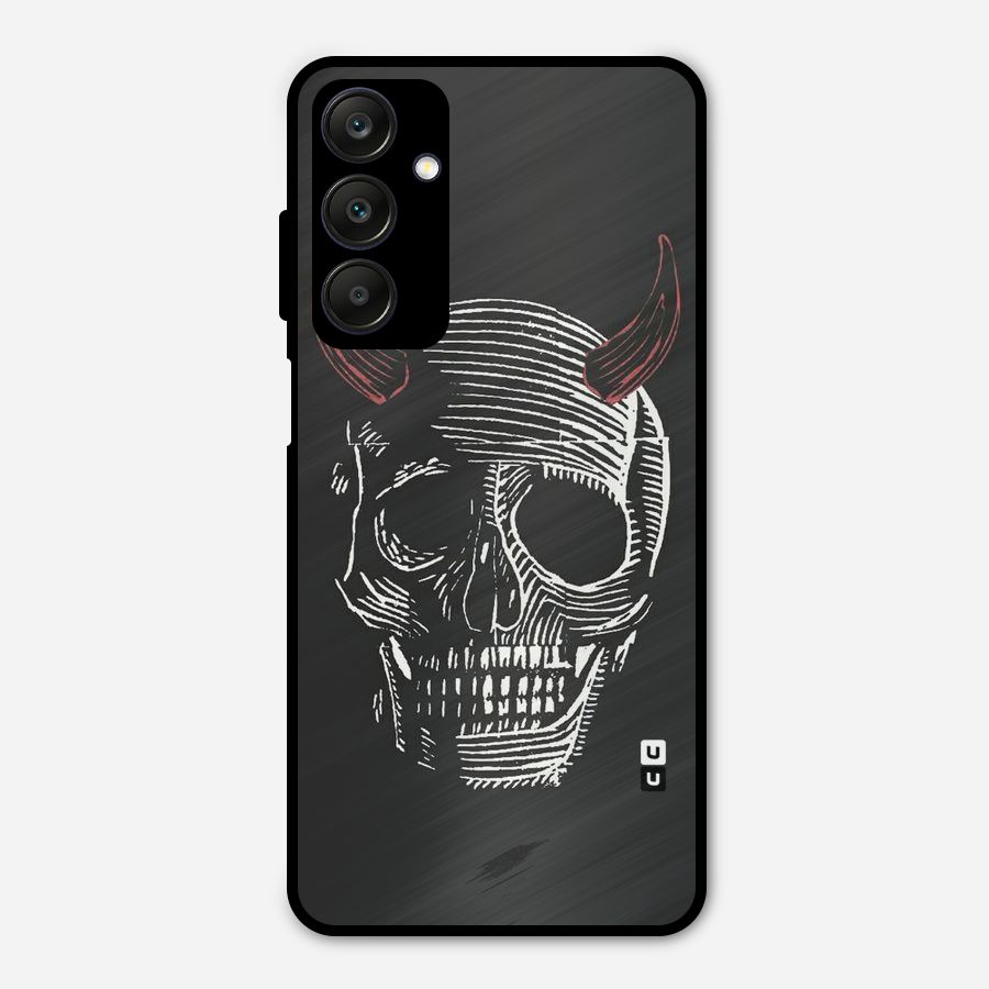 Spooky Face Metal Back Case for Galaxy A25 5G