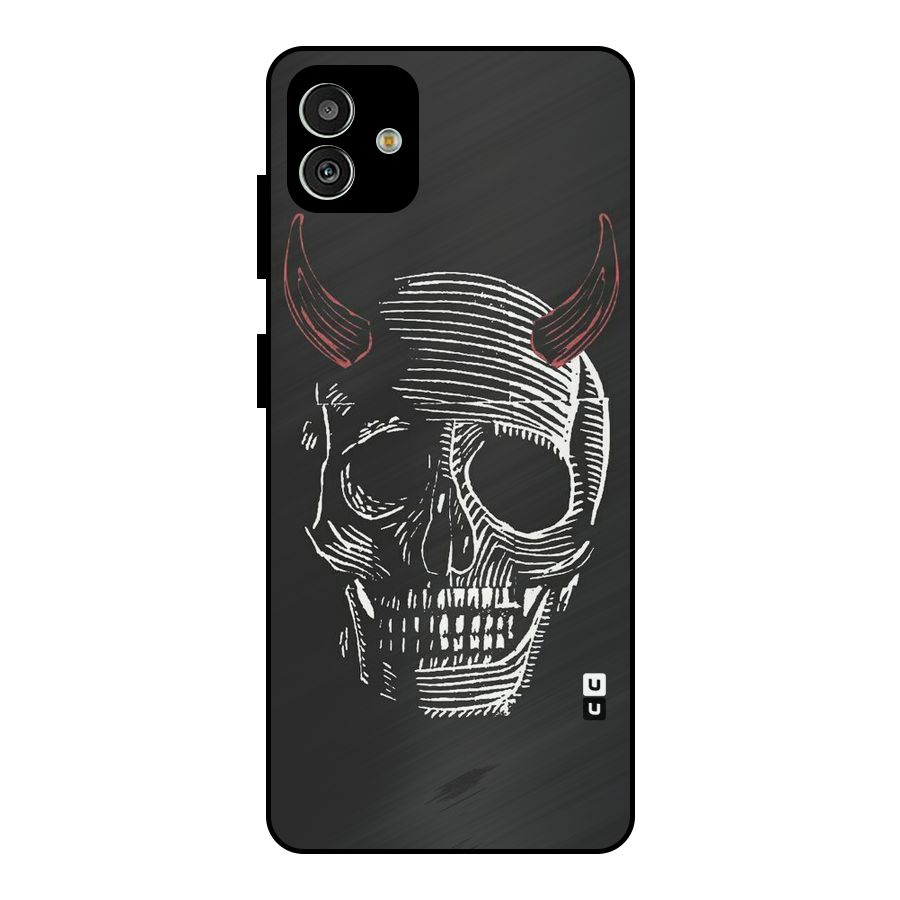 Spooky Face Metal Back Case for Galaxy M13 5G