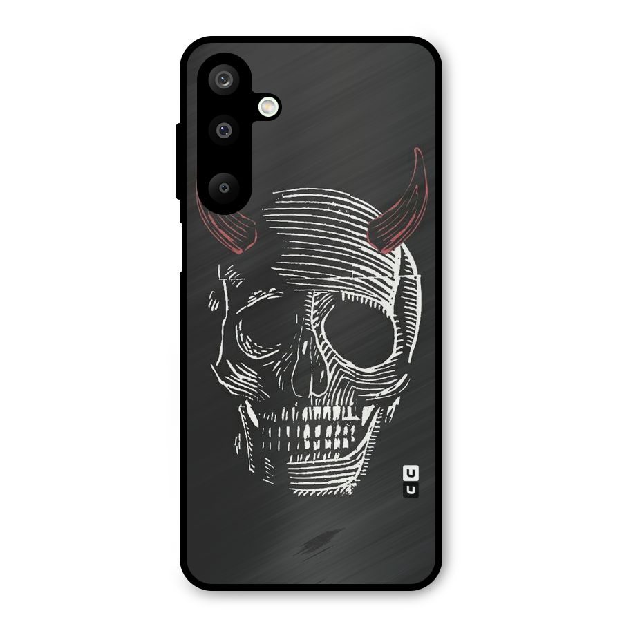 Spooky Face Metal Back Case for Galaxy M16