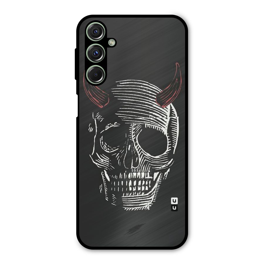 Spooky Face Metal Back Case for Galaxy M34