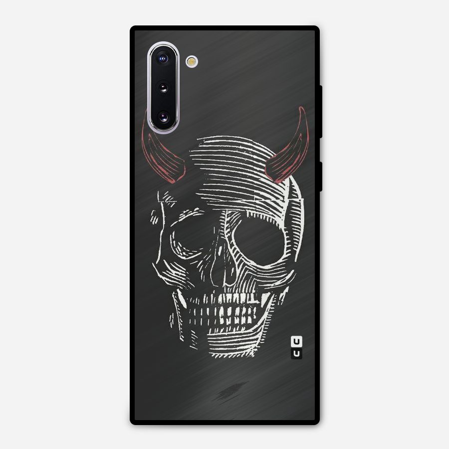 Spooky Face Metal Back Case for Galaxy Note 10