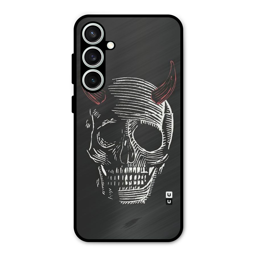 Spooky Face Metal Back Case for Galaxy S23 FE