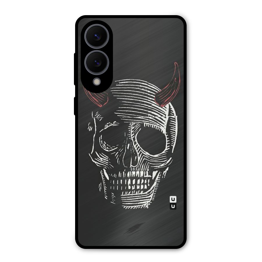 Spooky Face Metal Back Case for Galaxy S25 Edge