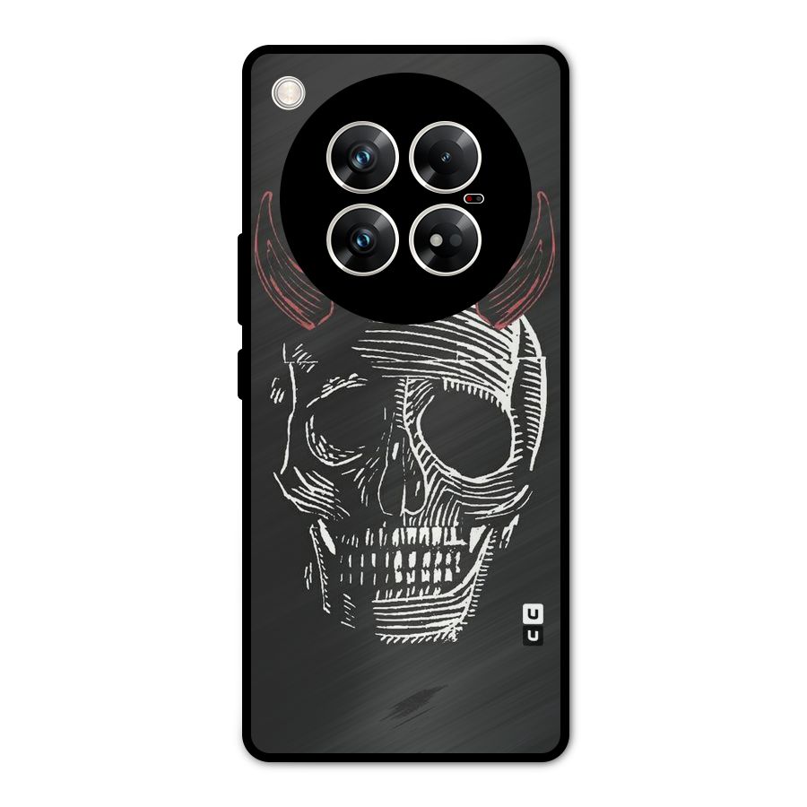 Spooky Face Metal Back Case for Infinix Zero 40 5G