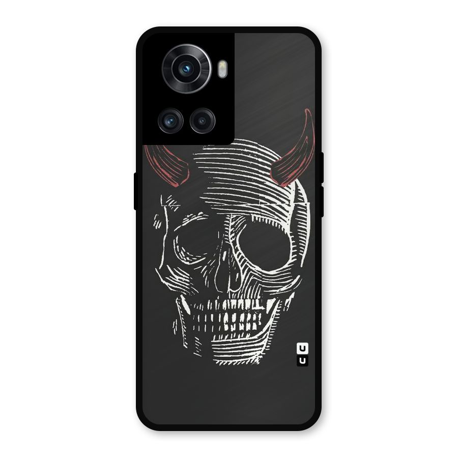 Spooky Face Metal Back Case for OnePlus 10R