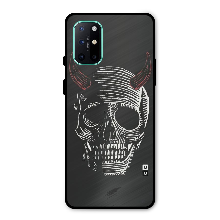 Spooky Face Metal Back Case for OnePlus 8T
