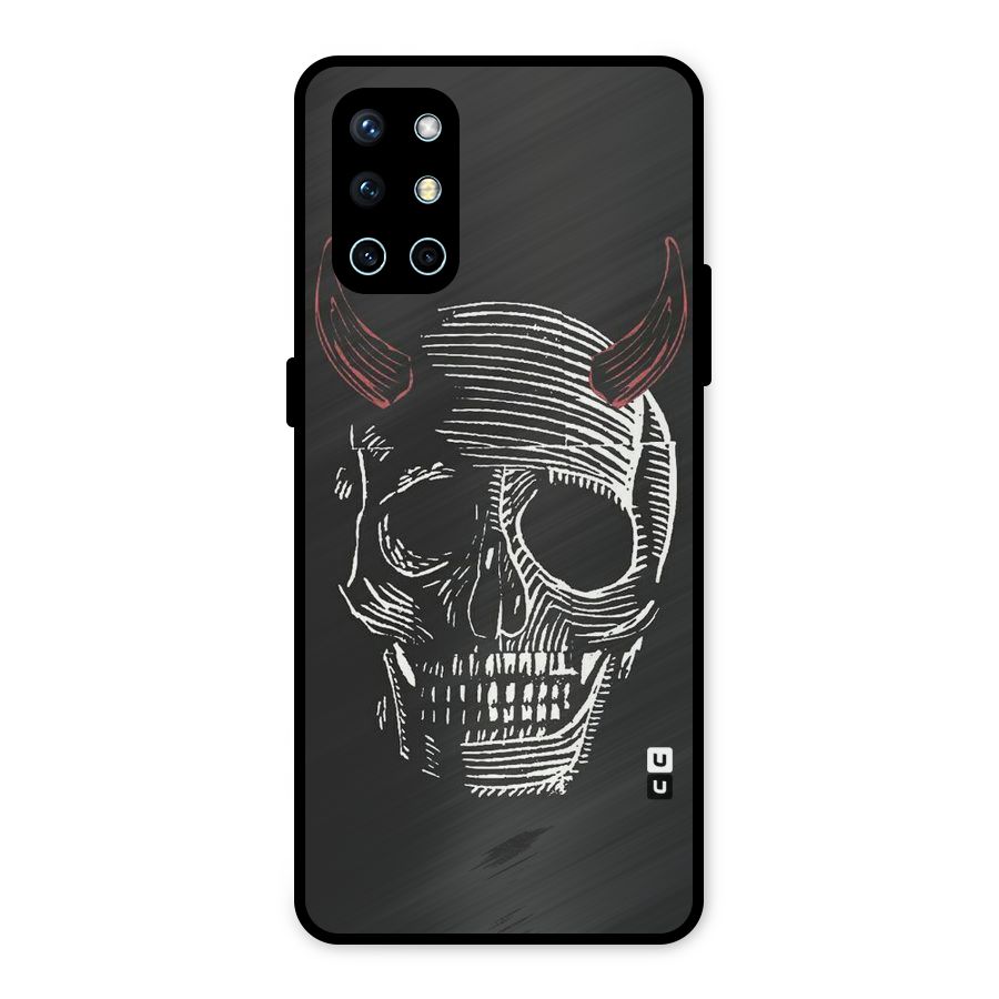 Spooky Face Metal Back Case for OnePlus 9R