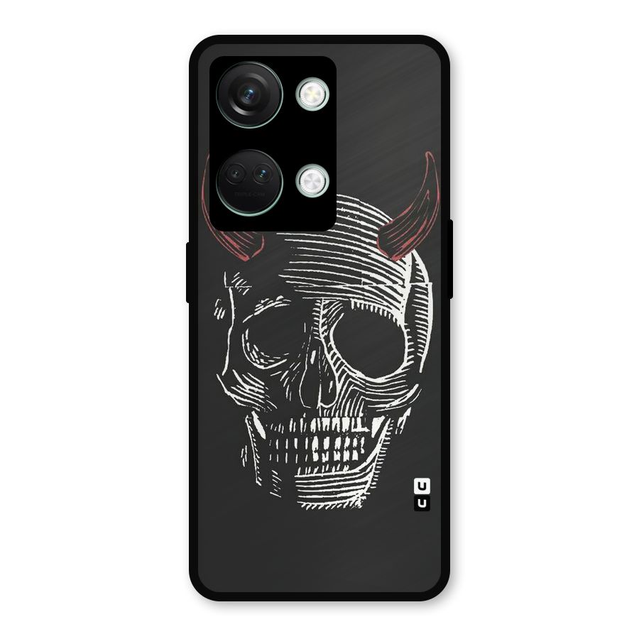 Spooky Face Metal Back Case for OnePlus Nord 3