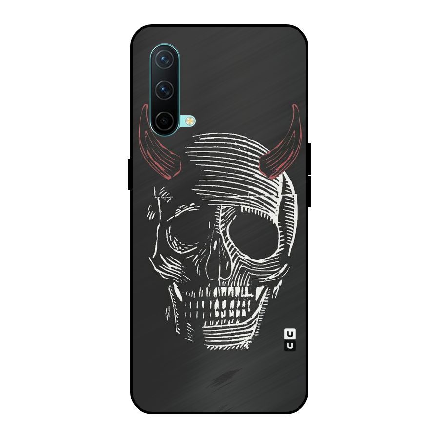 Spooky Face Metal Back Case for OnePlus Nord CE 5G