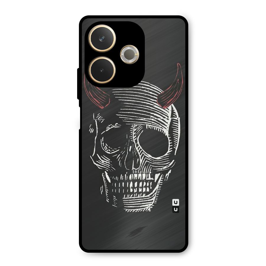Spooky Face Metal Back Case for Oppo A5 Pro