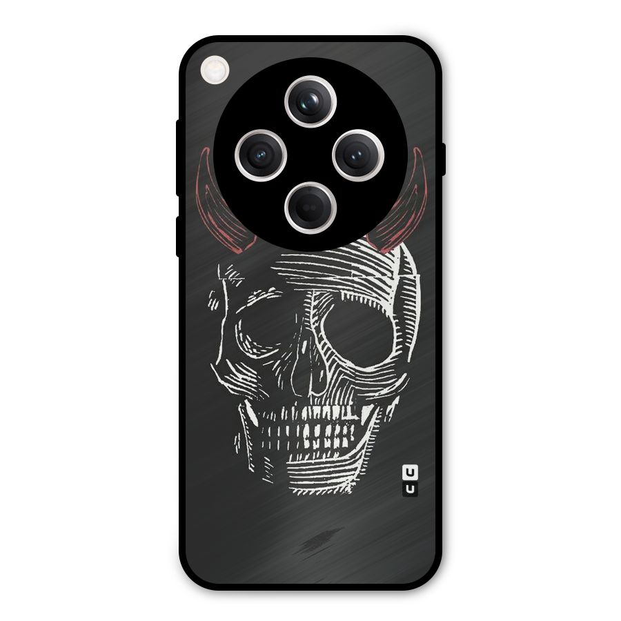 Spooky Face Metal Back Case for Oppo Find X8