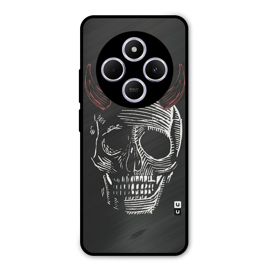 Spooky Face Metal Back Case for Poco C75 5G