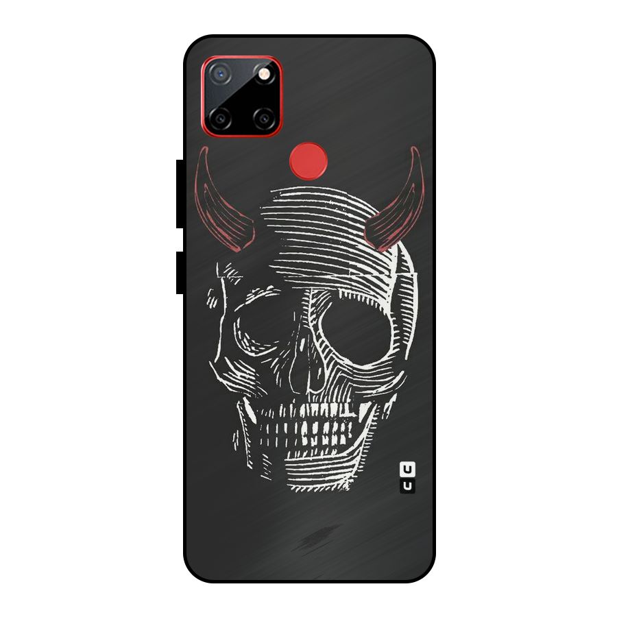 Spooky Face Metal Back Case for Realme C12