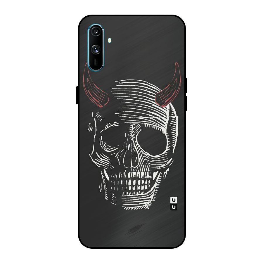Spooky Face Metal Back Case for Realme C3