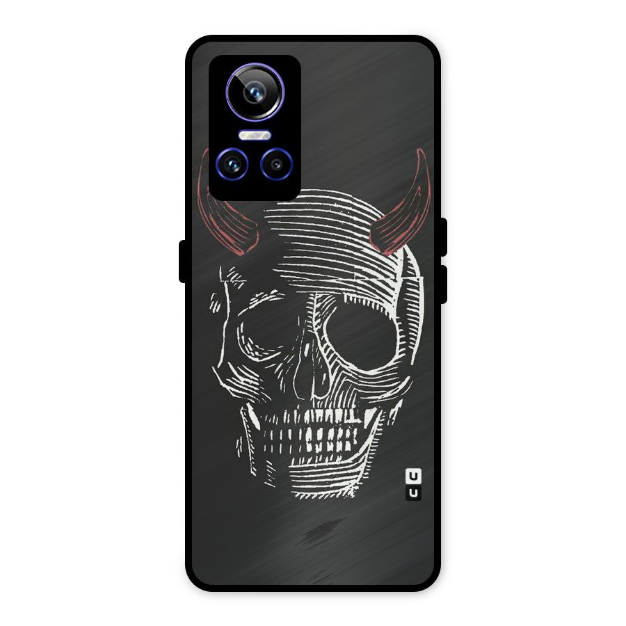 Spooky Face Metal Back Case for Realme GT Neo 3