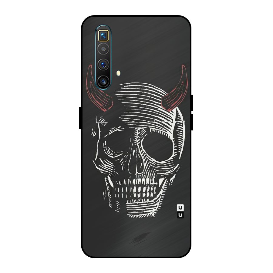 Spooky Face Metal Back Case for Realme X3 SuperZoom