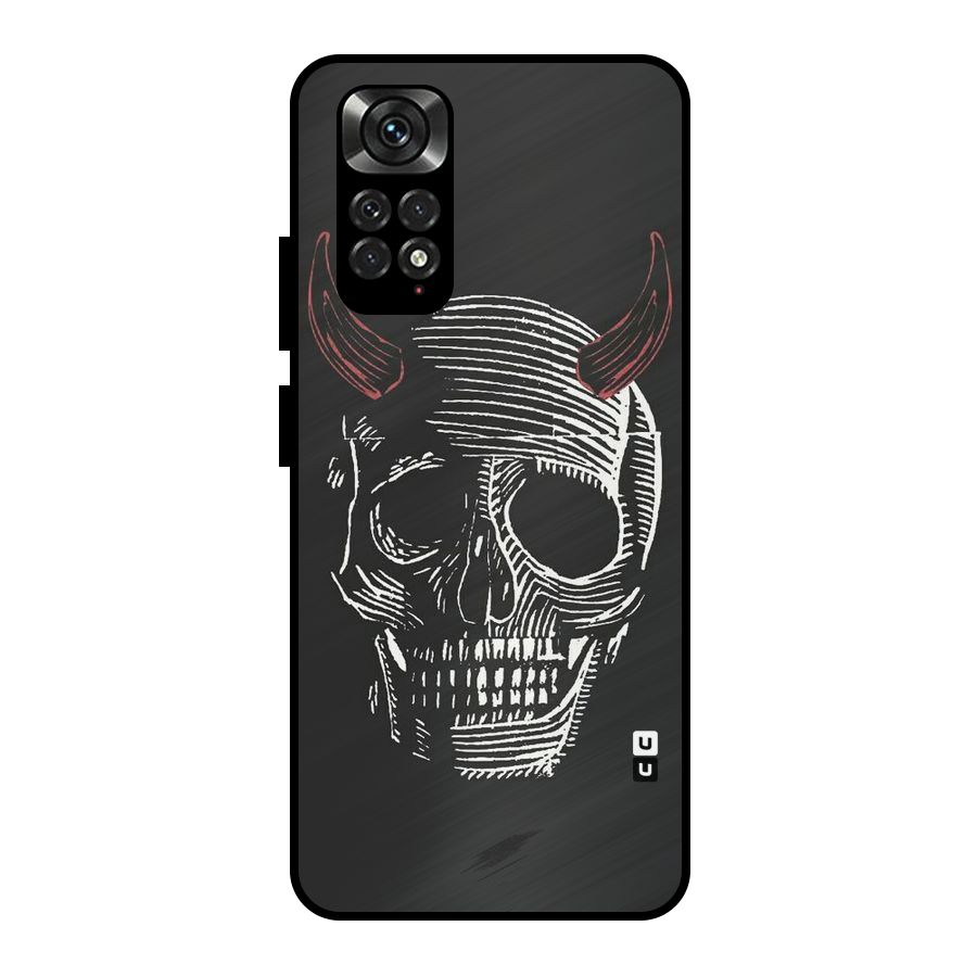 Spooky Face Metal Back Case for Redmi Note 11 Pro Plus 5G