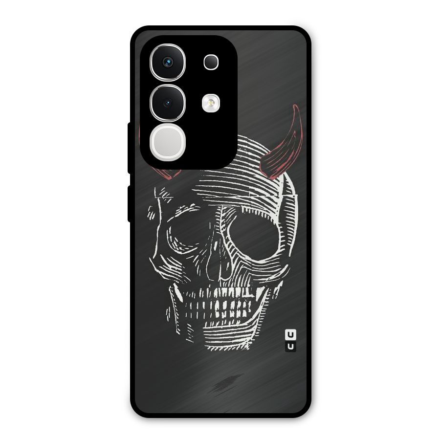 Spooky Face Metal Back Case for Vivo T4x