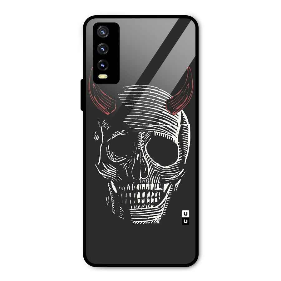 Spooky Face Metal Back Case for Vivo Y20g