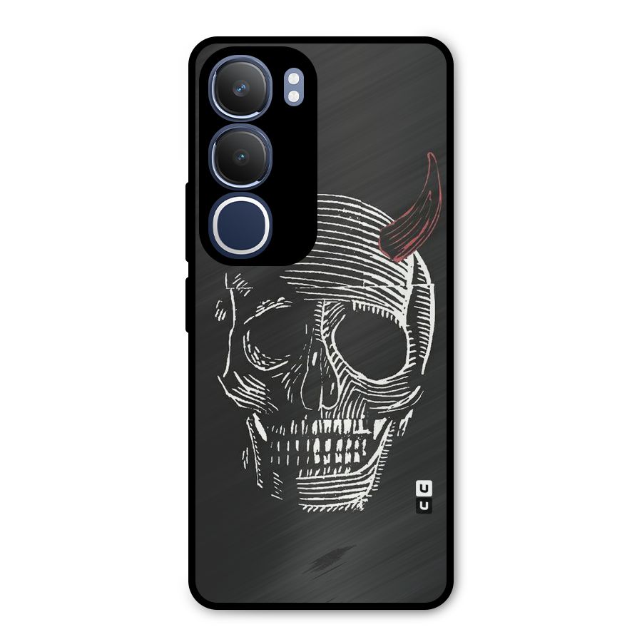 Spooky Face Metal Back Case for Vivo Y29