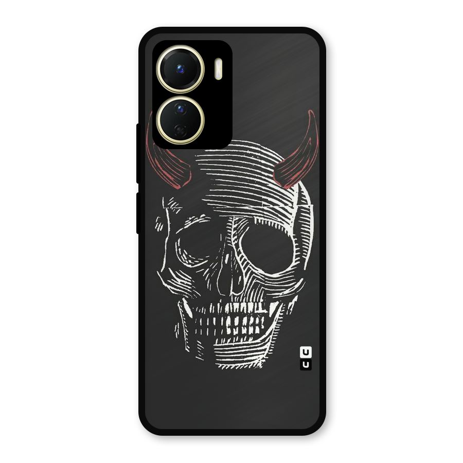 Spooky Face Metal Back Case for Vivo Y56